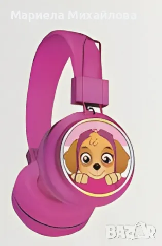 Детски супер удобни безжични Bluetooth слушалки - Пес Патрул - Гаранция 12 месеца , снимка 4 - Bluetooth слушалки - 48462491