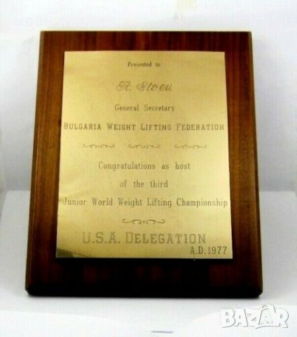 Спорт-Вдигане на тежести-Медали-Значки, снимка 3 - Колекции - 35402649