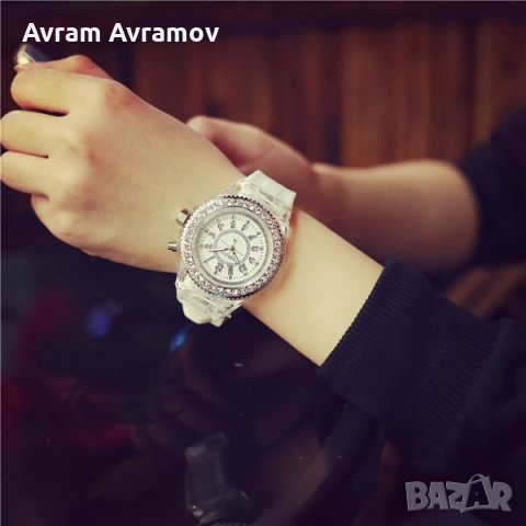 Ново!!! Светещ LED кварцов часовник., снимка 7 - Дамски - 29738639