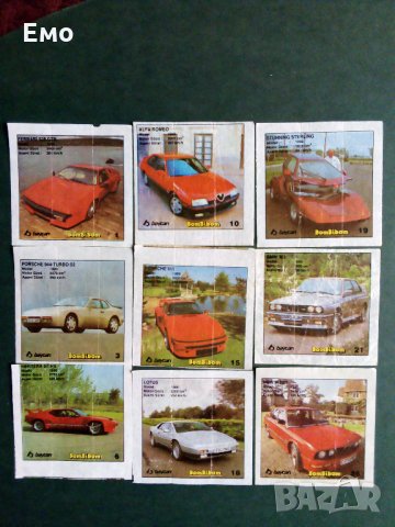  За колекционери! Предлагам запазени картинки и лепенки от дъвки и албуми(1)!, снимка 10 - Колекции - 31376595