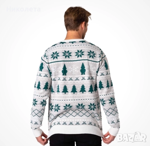 Коледен пуловер универсален, снимка 4 - Блузи с дълъг ръкав и пуловери - 52793392