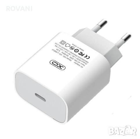 Зарядно устройство адаптер XO-L40,  18W, Type C 220V, Fast charging, снимка 1 - Оригинални зарядни - 42252224