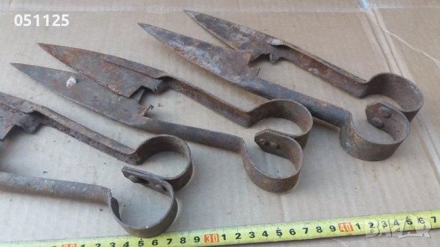 лот от 3 броя ножици за стригане на овце , снимка 13 - Антикварни и старинни предмети - 38573507