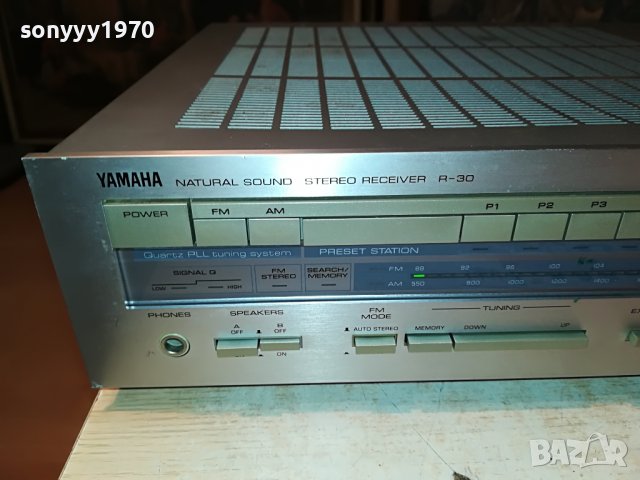 YAMAHA R-30 RECEIVER-MADE IN JAPAN 0809222025, снимка 4 - Ресийвъри, усилватели, смесителни пултове - 37943189