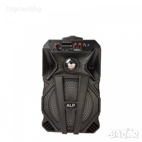 Караоке Тонколона с микрофон и диско топка ALP 818, снимка 2 - Bluetooth тонколони - 35100204