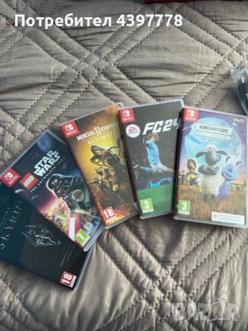 Nintendo Switch (пълен комплект) + игри, калъфи и аксесоари – Перфектно състояние!, снимка 2 - Nintendo конзоли - 53341984