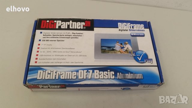 Цифрова рамка за картини DIGIFRAME DF 7 BASIC ALUMINIUM, снимка 5 - Друга електроника - 29828763