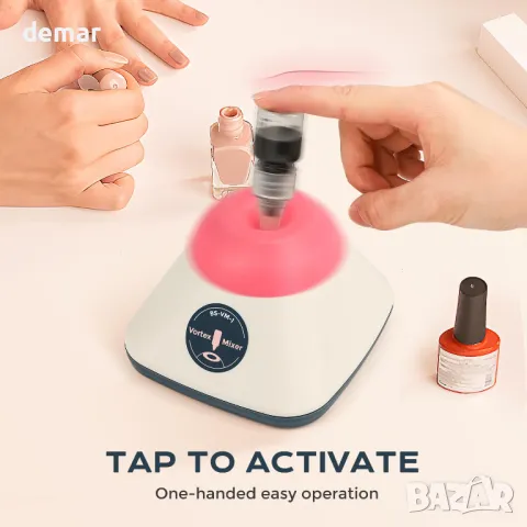 Лабораторен миксер Bonvoisin Mini Vortex 3500 об/мин, активиране с докосване, бързо смесване 50 мл, снимка 3 - Други стоки за дома - 49903461