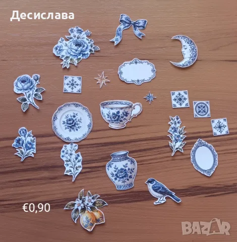 Творчески комплект с изрязани елементи от картон, снимка 2 - Други - 56320836