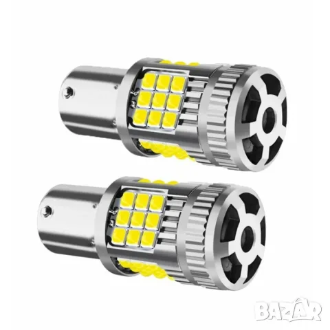 LED крушки с две функции бели 12-24V 2 броя, снимка 3 - Аксесоари и консумативи - 55864946