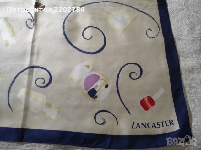 Lancaster оригинален шал естествена коприна с подарък, снимка 3 - Шалове - 33725927