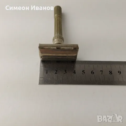 Самобръсначка Gillette Slim Adjustable USA #5666, снимка 12 - Антикварни и старинни предмети - 47839977