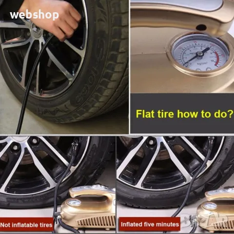 Супер мултифункционална 100W автомобилна прахосмукачка 4 в 1, снимка 7 - Аксесоари и консумативи - 47309863