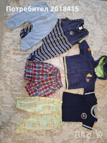 Лот бебешки дрешки, от 0-3 и от 3-6 месеца , снимка 3 - Комплекти за бебе - 51585346