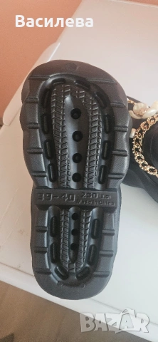 Кроксове черни, снимка 4 - Джапанки - 53905430