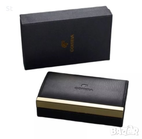 Cohiba  кутия за пури кедров преносим хумидор с кожено покритие кохиба, снимка 3 - Други - 42114287