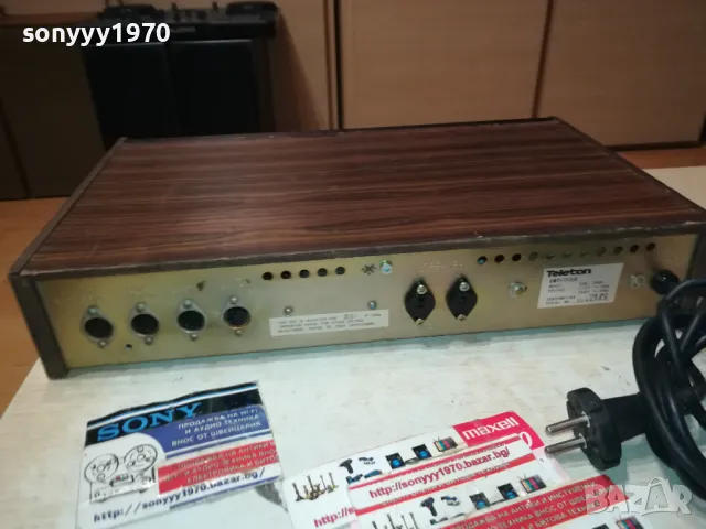 TELETON SAQ-206B SOLID STATE AMPLI-ВНОС SWISS 0411241614LNWCR, снимка 13 - Ресийвъри, усилватели, смесителни пултове - 47837565