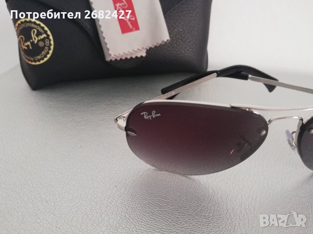 ОРИГИНАЛНИ ОЧИЛА Ray Ban RB3449 003/8G Silver Frame Grey Gradient 59mm Lens Sunglasses, снимка 7 - Слънчеви и диоптрични очила - 31248330