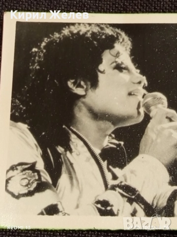 Винтидж снимка картичка на ПОП ИКОНАТА Michael Jackson за КОЛЕКЦИОНЕРИ 51162, снимка 2 - Колекции - 52130343