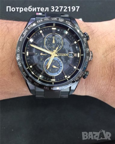 Citizen Back of The Moon Луксозен Мъжки, кварцов часовник, неръждаема стомана, календар,водоустойчив, снимка 8 - Мъжки - 40437070