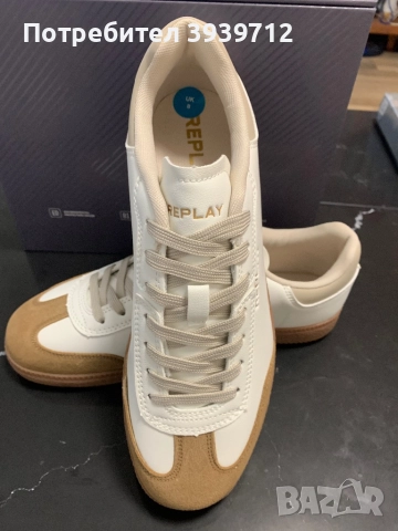 Replay Оригинални маратонки кожени внос от Великобритания , снимка 2 - Маратонки - 52078168