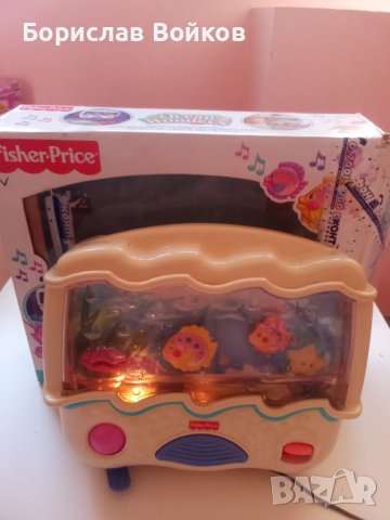 Fisher Price Музикален аквариум за бебета, на ток, снимка 3 - Музикални играчки - 42824175