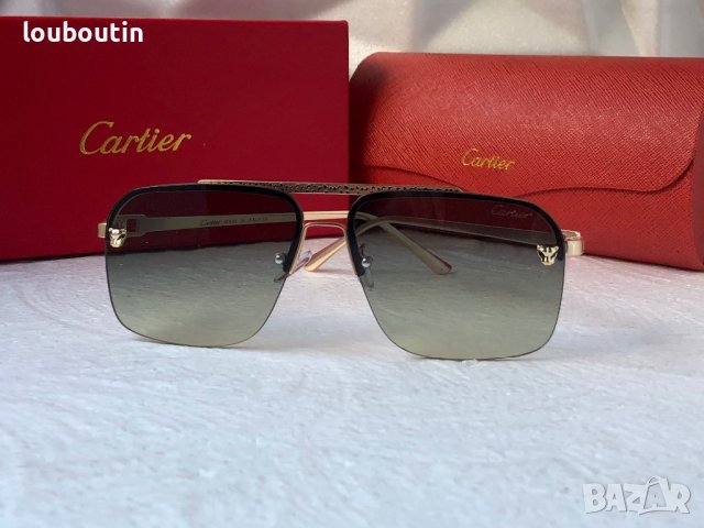 Cartier 2023 висок клас слънчеви очила Мъжки Дамски слънчеви 3 цвята, снимка 9 - Слънчеви и диоптрични очила - 40515443