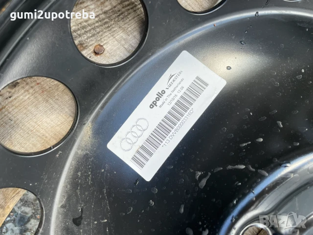 18 резервна джанта Патерица 5х112 AUDI Q5 6J et24 Vredestain 195/75, снимка 8 - Гуми и джанти - 50841878