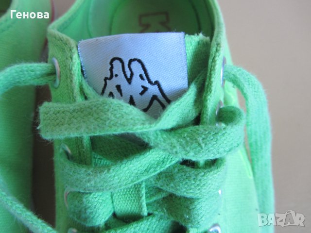 Дамски детски зелени гуменки "Карра" номер 37, снимка 2 - Кецове - 37903539