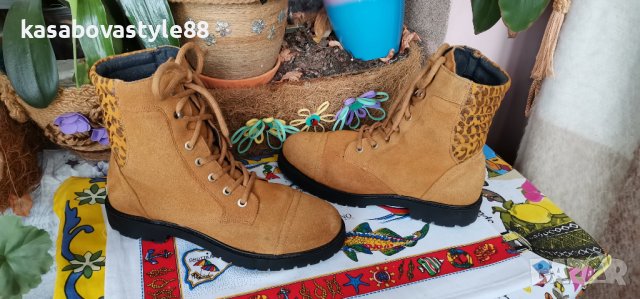 Ботуши Естествен велур 39н., снимка 11 - Дамски ботуши - 42911208