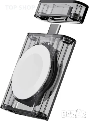 MFi сертифицирано USB C преносимо безжично магнитно зарядно устройство, снимка 5 - Безжични зарядни - 48776986