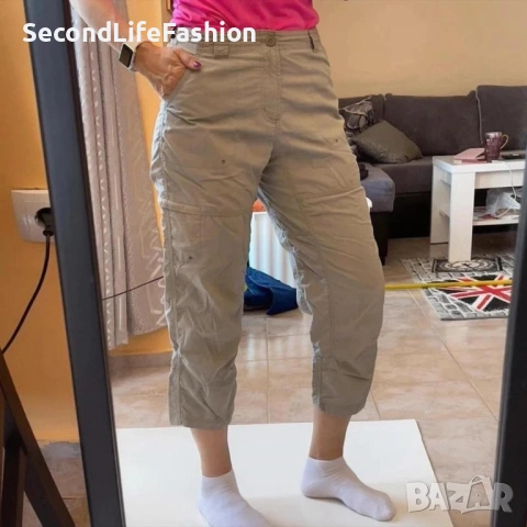 Дамски панталон Columbia Titanium, размер М за туризъм и къмпинг сив, снимка 3 - Къси панталони и бермуди - 53270694