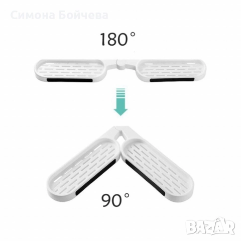 Въртяща се стойка за баня без пробиви, снимка 7 - Други стоки за дома - 52806068