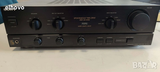 Стерео усилвател Sony TA-F270#3, снимка 2 - Ресийвъри, усилватели, смесителни пултове - 53020415