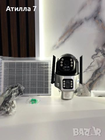 WiFi и соларна камера V380 Pro - двоен обектив, нощен режим, аудио, снимка 8 - Друга електроника - 54166684