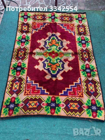 КИТЕНИК АЛИЯ КИЛИМ ГУБЕР ЧЕРГА-185 Х 130 СМ.-УПОТРЕБЯВАН