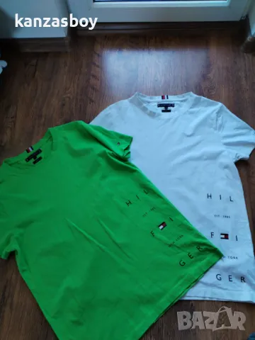 Tommy Hilfiger - страхотна мъжка тениска SLIM FIT 2 цвята , снимка 7 - Тениски - 50086831