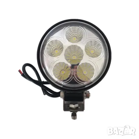 Кръгъл LED прожектор 18 W с диаметър 118 mm