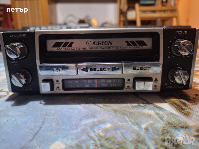 Ретро авторадиокасетофон Орион, снимка 6 - Радиокасетофони, транзистори - 52914729
