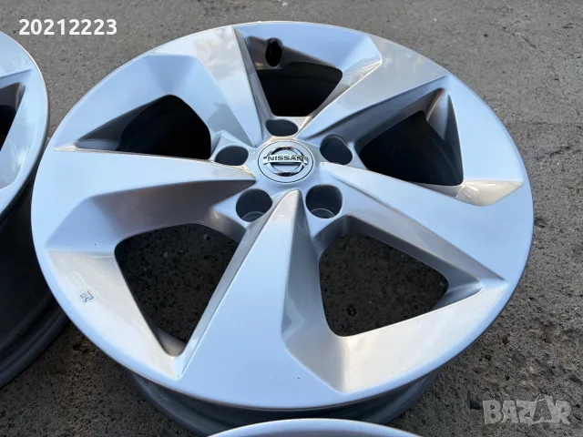 4 броя алуминиеви джанти за Nissan Qashqai 17, снимка 9 - Гуми и джанти - 56010598