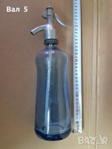 Стар стъклен сифон за газирана вода , сода - Русе .Бутилка 4, снимка 2 - Антикварни и старинни предмети - 31013429