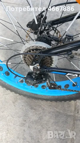 Fat bike колело  с 6 скорости ,24 цола и алуминиева олекотена рамка ., снимка 8 - Велосипеди - 55799251