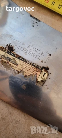 изключителен масивен неръждаем сатър Дик, снимка 2 - Антикварни и старинни предмети - 50934977