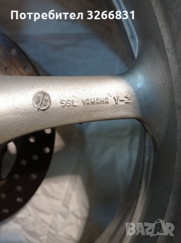 Задна джанта за Yamaha YZF 600 R6,FZ 6 Fazer , снимка 3 - Мотоциклети и мототехника - 35286030