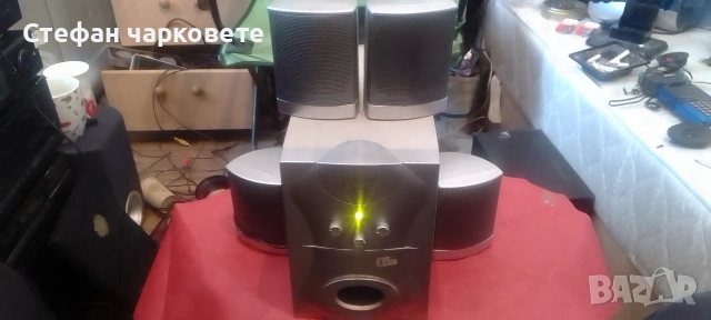 Активен субуфер със 4 броя тонколони 