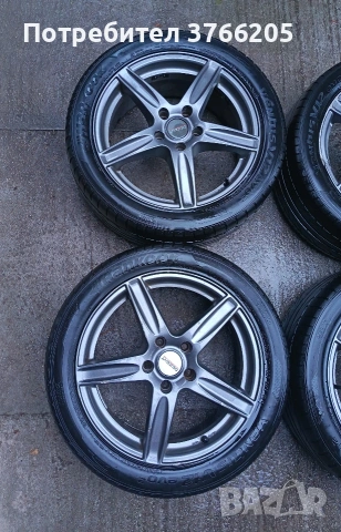 17ки джанти 5x112 Dezent с летни гуми, снимка 2 - Гуми и джанти - 53214807