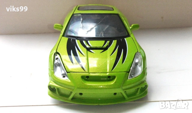 Bburago Toyota Celica GT-S 2003 Мащаб 1:24, снимка 6 - Колекции - 54065860