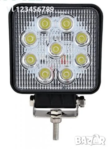 27 W LED фар , 10-30V коли,камиони, трактори,лодки, офроуд-2, снимка 2 - Аксесоари и консумативи - 48128709