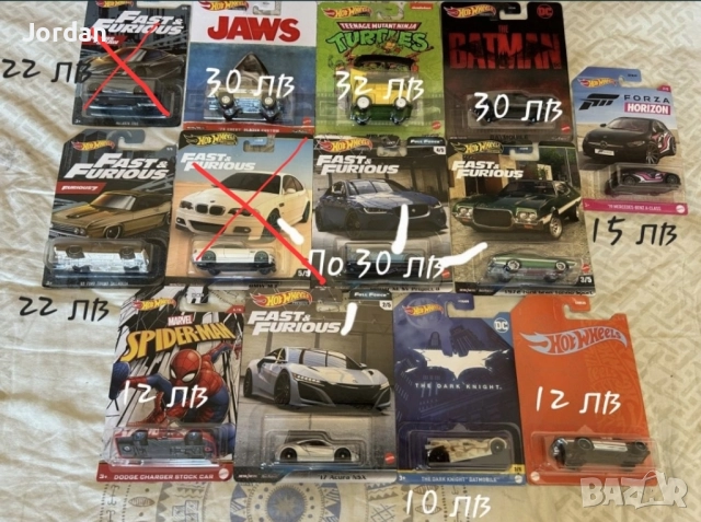 HOT WHEELS колички 1:64 premium, full sets, collections, снимка 1