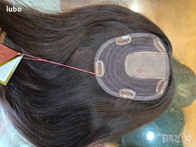 Тупе от естествен косъм, снимка 4 - Аксесоари за коса - 52010116